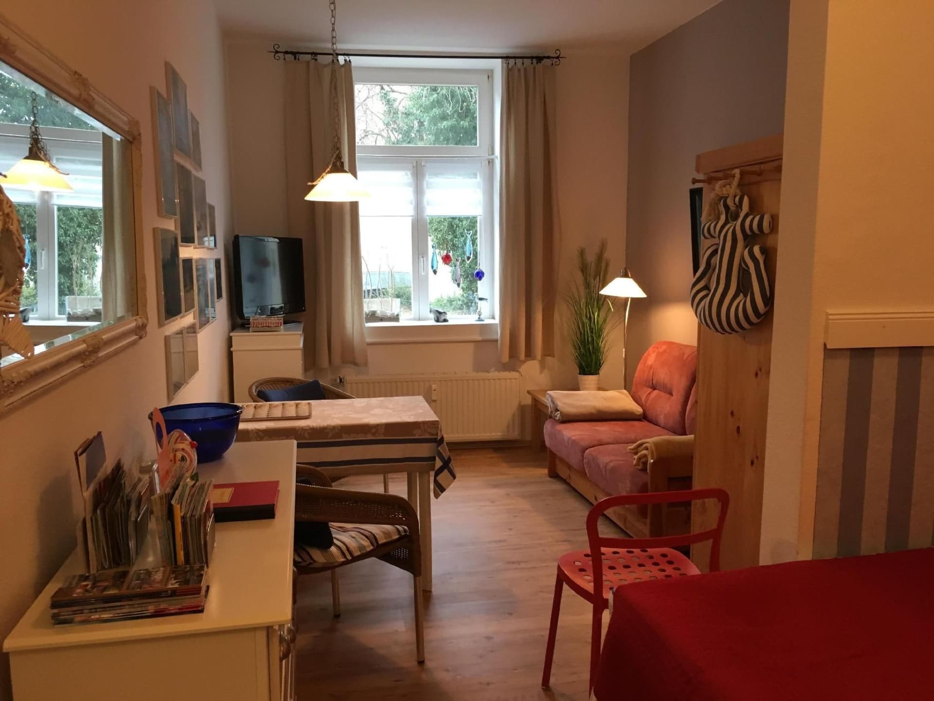 Appartement in Wismar mit Terrasse und Garten
