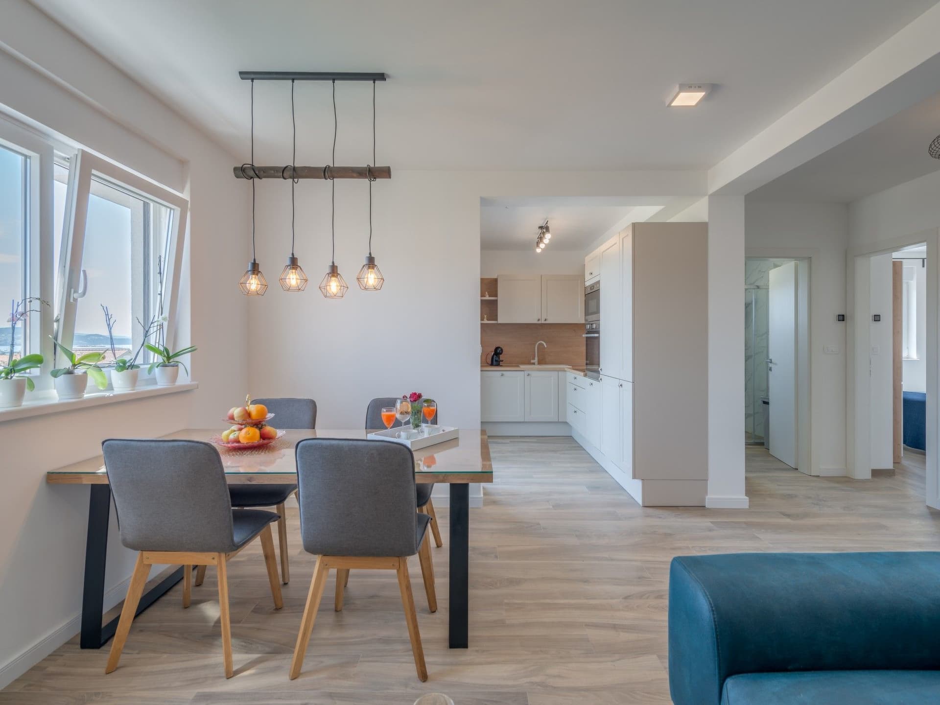 Stilvolle Wohnung Breeze mit Balkon mit Meerblick