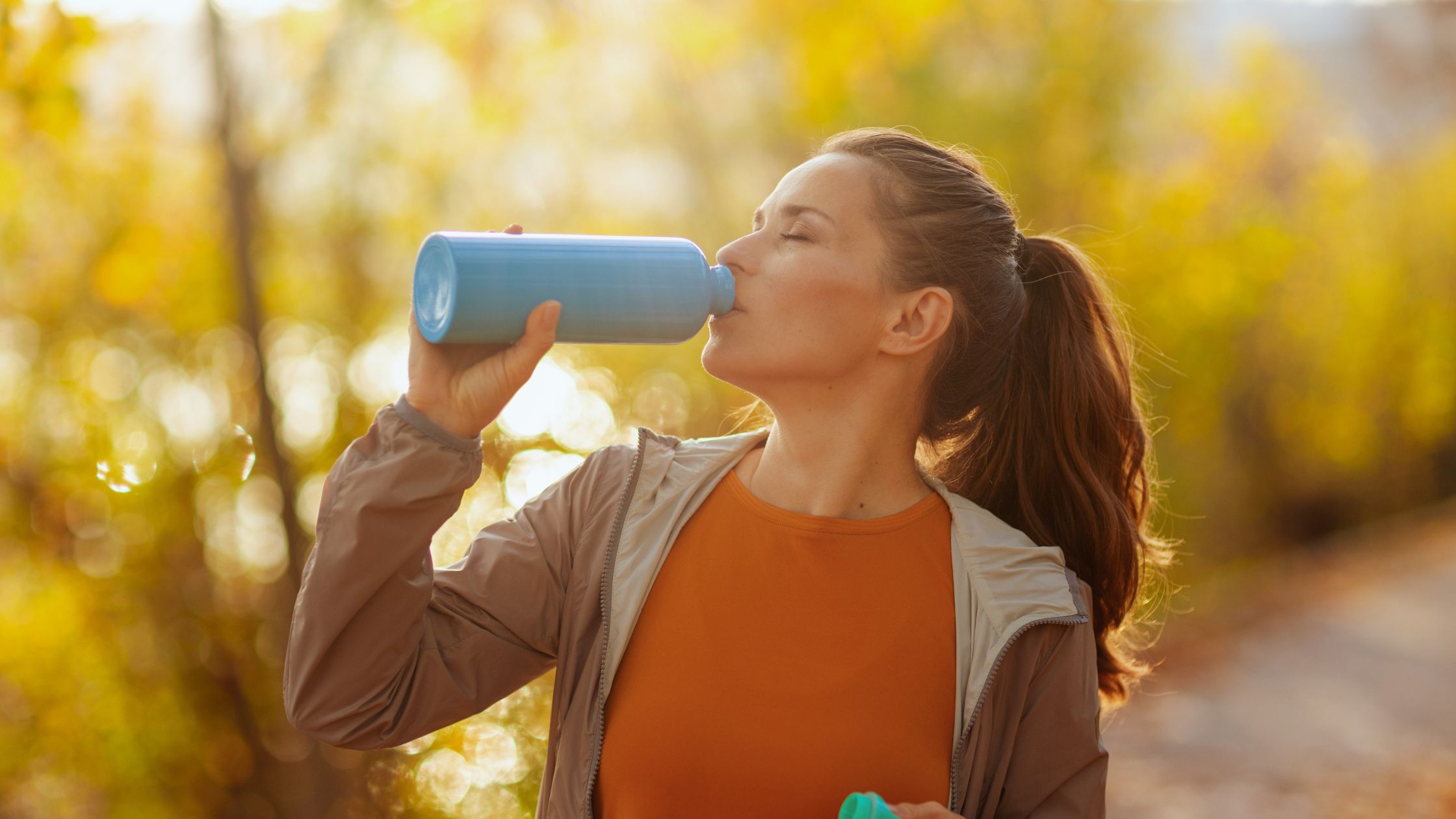 Woman Drinking Water