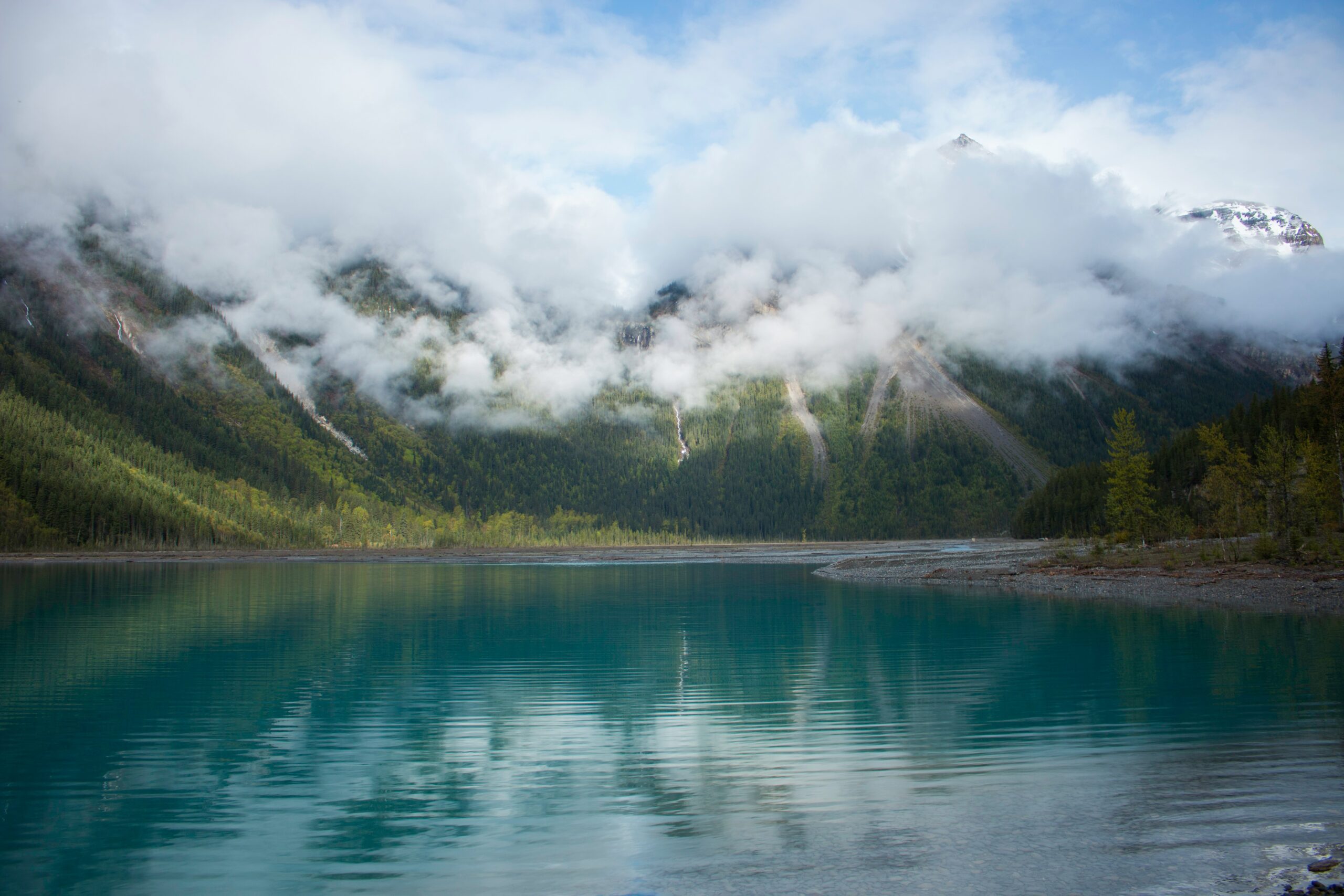 RV campgrounds on a lake