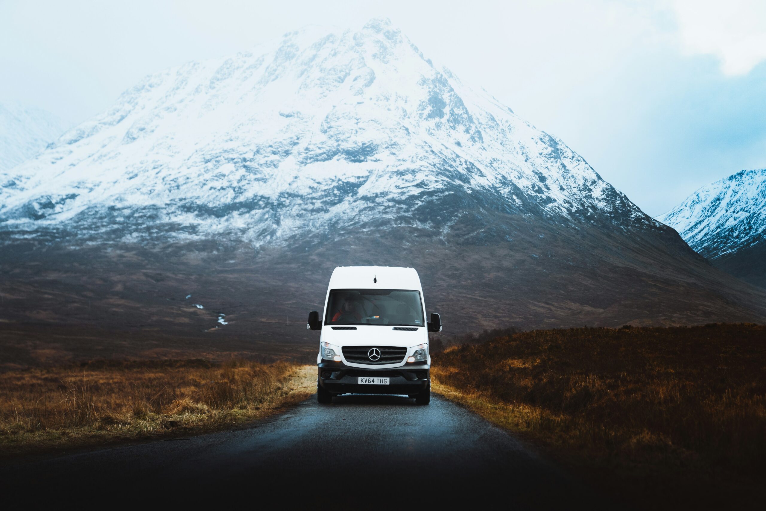 Camper Van on the road