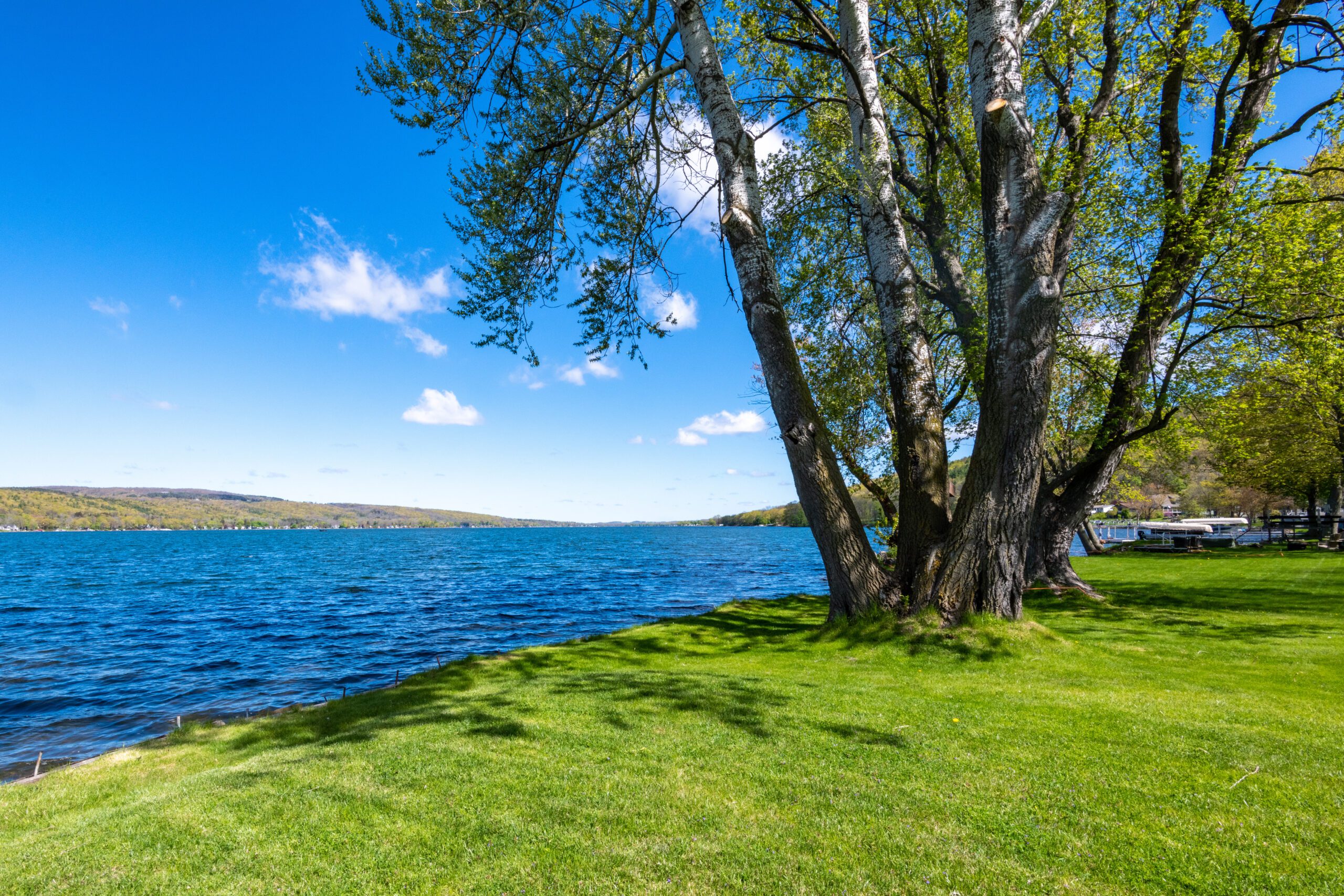 Honeoye Lake in the Fingerlakes Region of new York