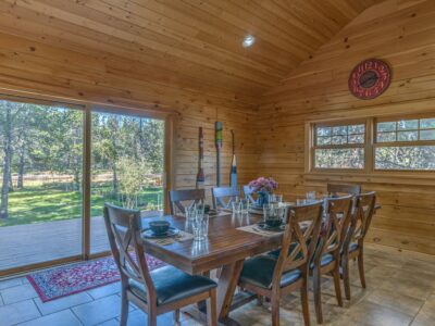 Riverfront Log Cabin with Foosball and Air Hockey